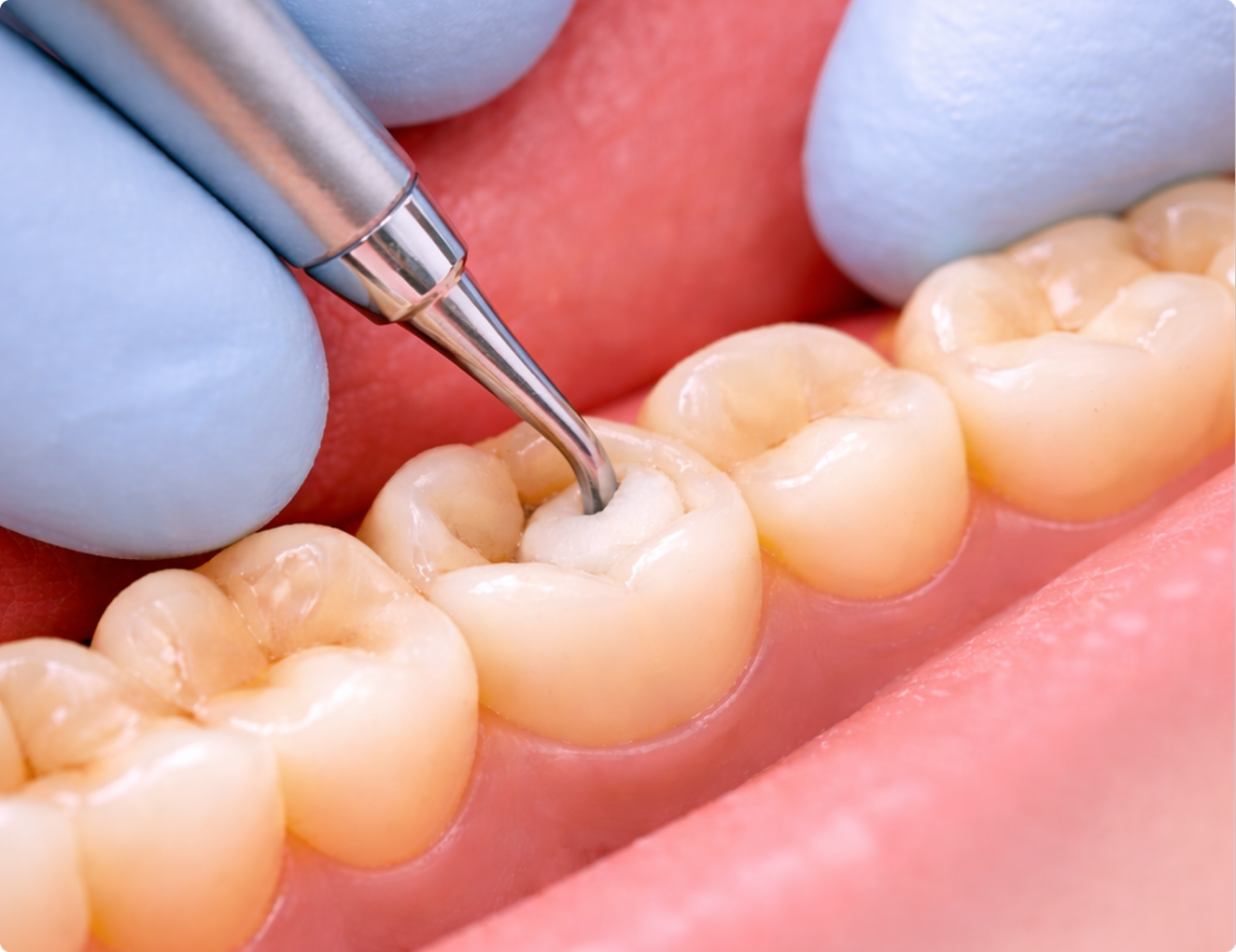 Dental filling procedure