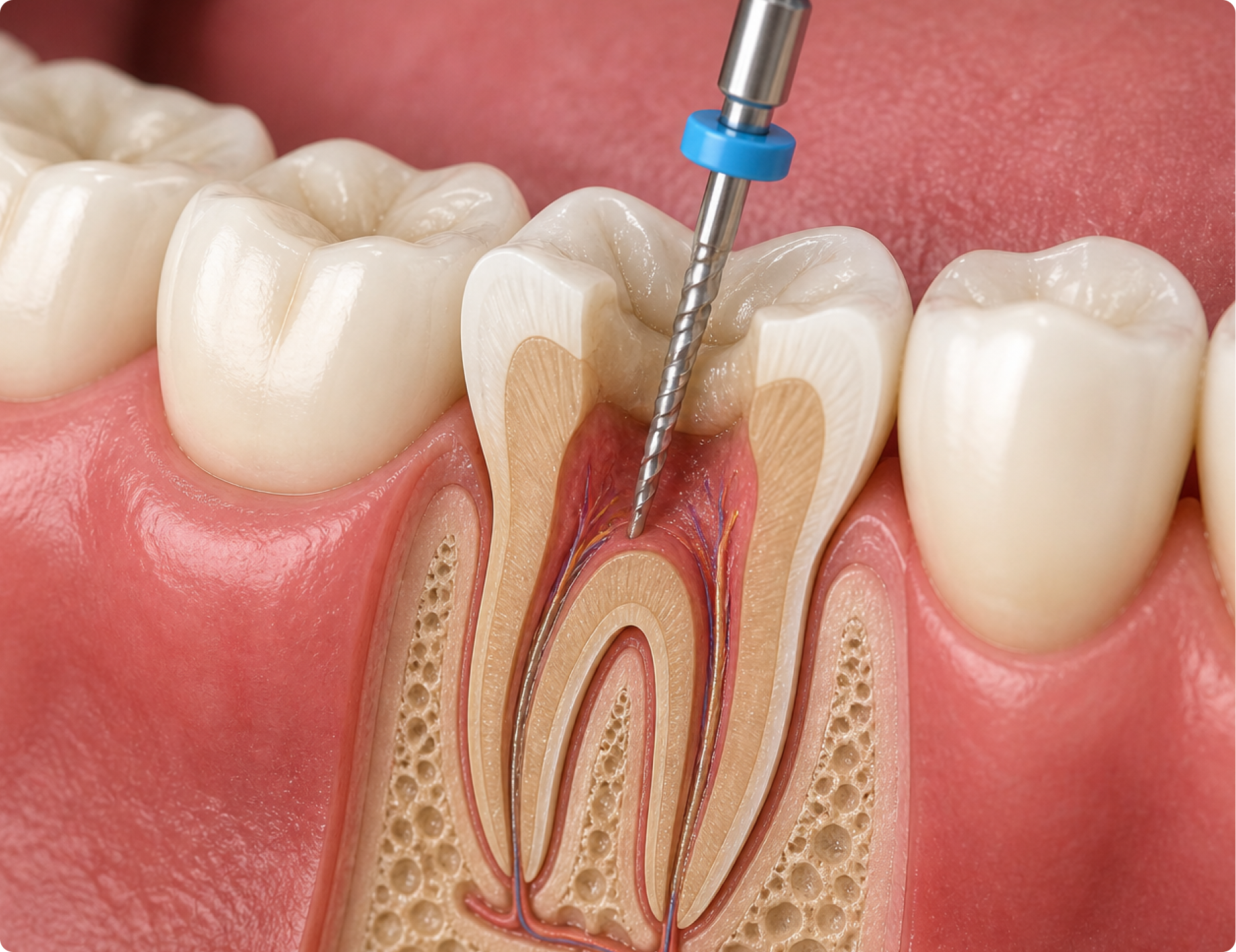 Root canal therapy procedure
